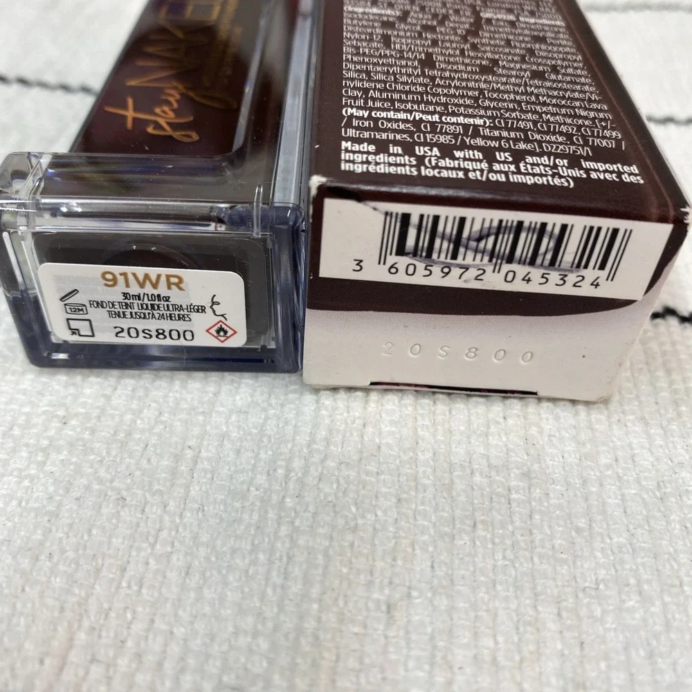 Urban Decay Stay Naked Weightless Liquid Foundation #91WR 30ml/1oz ~ NIB